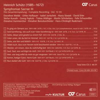 8CD/Coffret Heinrich Schütz: Die Gesamteinspielung, Box II
