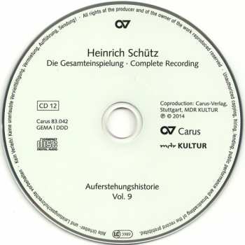 8CD/Coffret Heinrich Schütz: Die Gesamteinspielung, Box II
