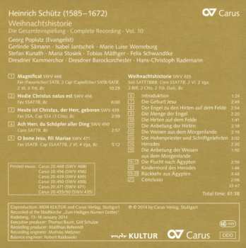 8CD/Coffret Heinrich Schütz: Die Gesamteinspielung, Box II