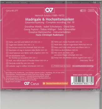 CD Heinrich Schütz: Madrigale & Hochzeitsmusiken