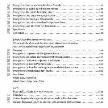 4CD/Coffret Heinrich Schütz: The Complete Narrative Works 