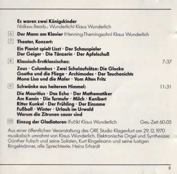 CD Heinz Erhardt: "Noch'n Gedicht" Und Andere Ungereimtheiten