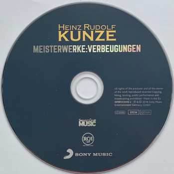 CD Heinz Rudolf Kunze: Meisterwerke:Verbeugungen