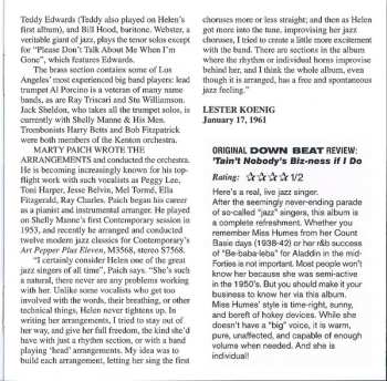 CD Helen Humes: 'Tain't Nobody's Biz-ness If I Do + Songs I Like To Sing!