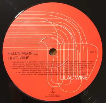 LP Helen Merrill: Lilac Wine LTD