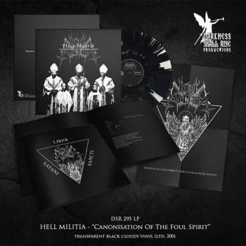 LP Hell Militia: Canonisation Of The Fool Spirit (black Cloudy Vinyl)