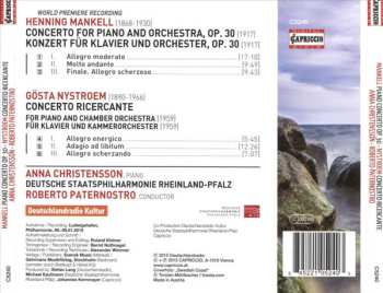 CD Staatsphilharmonie Rheinland-Pfalz: Piano Concerto Op. 30 / Concerto Ricercante