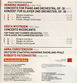 CD Staatsphilharmonie Rheinland-Pfalz: Piano Concerto Op. 30 / Concerto Ricercante