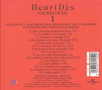 CD Henri Des: Cache-Cache - 1 DIGI