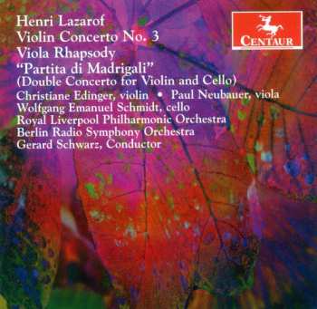 Album Radio-Symphonie-Orchester Berlin: Violin Concerto No. 3 / Viola Rhapsody / "Partita Di Madrigali" (Double Concerto For Violin And Cello)