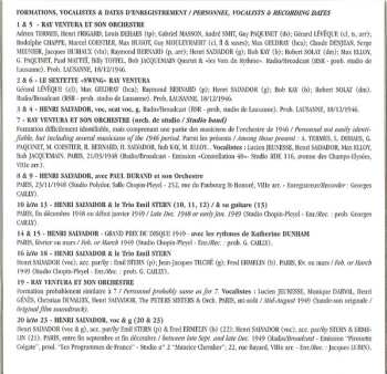 2CD Henri Salvador: Intégrale - Vol. 2 - 1946 - 1950 "Le Loup, La Biche Et Le Chevalier"
