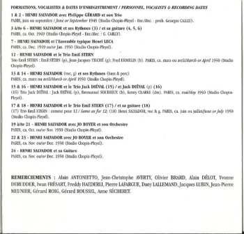 2CD Henri Salvador: Intégrale - Vol. 2 - 1946 - 1950 "Le Loup, La Biche Et Le Chevalier"