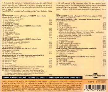 2CD Henri Salvador: Intégrale Vol. 3 / 1951-1956