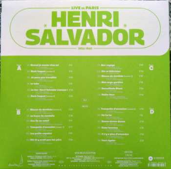 2LP Henri Salvador: Live In Paris 1956-1960