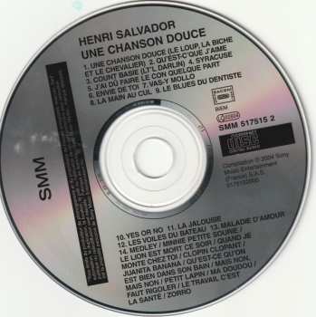 CD Henri Salvador: Une Chanson Douce