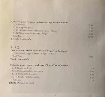 3CD/Coffret Henri Vieuxtemps: Complete Violin Concertos