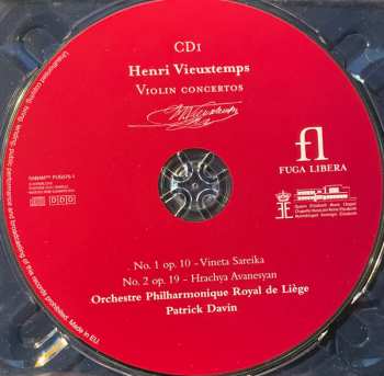 3CD/Coffret Henri Vieuxtemps: Complete Violin Concertos