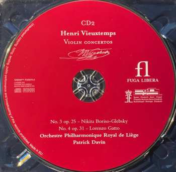 3CD/Coffret Henri Vieuxtemps: Complete Violin Concertos