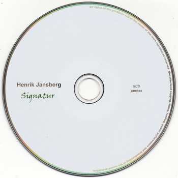 CD Henrik Jansberg: Signatur