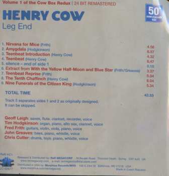 17CD/DVD/Coffret Henry Cow: The Henry Cow Box Redux: The Complete Henry Cow  50th Anniversary