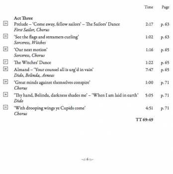 CD Henry Purcell: Dido & Aeneas