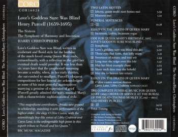 CD Henry Purcell: Love's Goddess Sure Was Blind / The Complete Funeral Music For Queen Mary