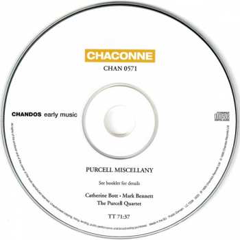 CD Henry Purcell: Purcell Miscellany