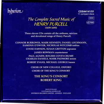 11CD/Coffret Henry Purcell: The Complete Sacred Music Of Henry Purcell