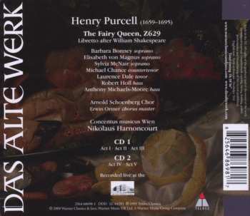 2CD Nikolaus Harnoncourt: The Fairy Queen
