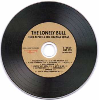 CD Herb Alpert & The Tijuana Brass: The Lonely Bull