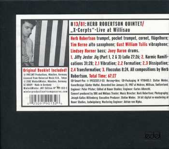 CD Herb Robertson Quintet: X-Cerpts - Live At Willisau