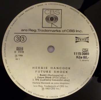 LP Herbie Hancock: Future Shock