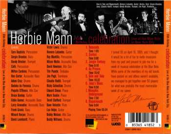 CD Herbie Mann: 65th Birthday Celebration: Live At The Blue Note In New York City