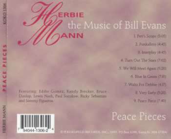 CD Herbie Mann: Peace Pieces - The Music Of Bill Evans