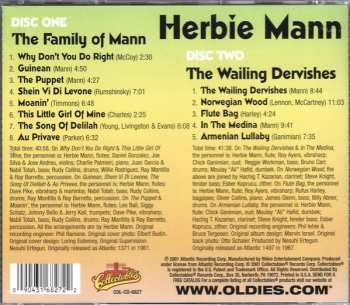 2CD Herbie Mann: The Family Of Mann / The Wailing Dervishes