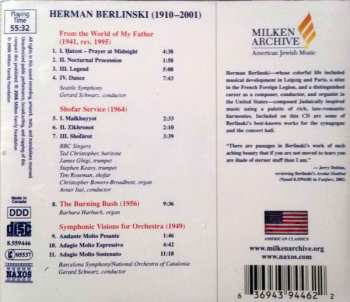CD Herman Berlinski: From The World Of My Father / Shofar Service / The Burning Bush / Symphonic Visions