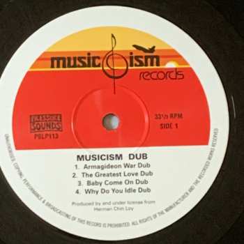 2LP Herman Chin-Loy: Musicism Dub 
