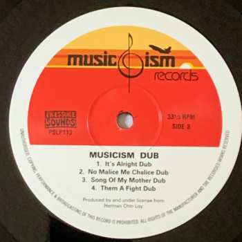 2LP Herman Chin-Loy: Musicism Dub 