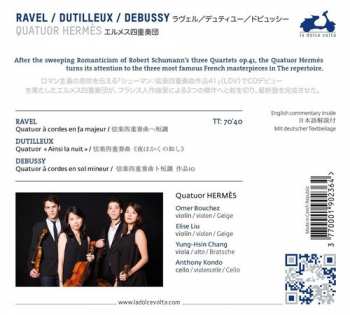 CD Hermès Quartet: Ravel, Dutilleux, Debussy