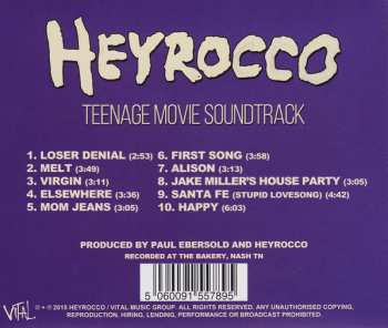 CD Heyrocco: Teenage Movie Soundtrack