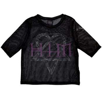 Merch HIM: Femmes Crop Top Heartagram & Logo Him