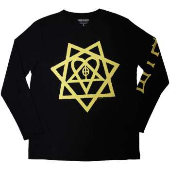 Merch HIM: Long Sleeve T-shirt Heartagram Honeycomb
