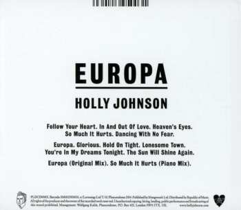 CD Holly Johnson: Europa DLX