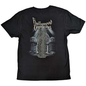 Marchandises Hollywood Vampires: Hollywood Vampires Unisex T-shirt: Graveyard (back Print) (small) S