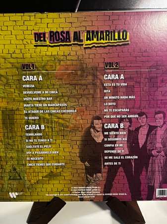 2LP Hombres G: Del Rosa Al Amarillo CLR