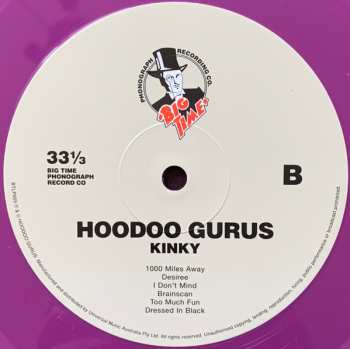 LP Hoodoo Gurus: Kinky CLR