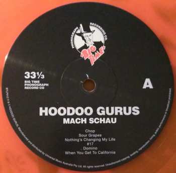 LP Hoodoo Gurus: Mach Schau CLR