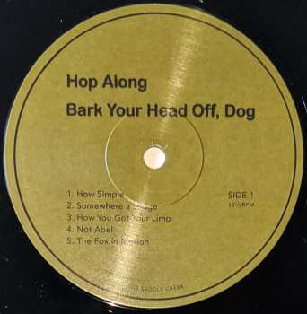 LP Hop Along: Bark Your Head Off, Dog