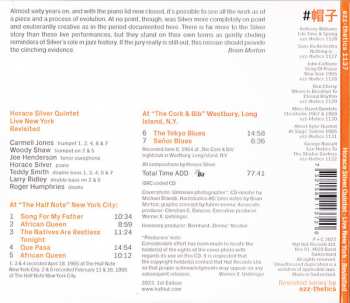 CD The Horace Silver Quintet: Live New York Revisited