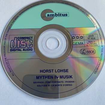 CD Horst Lohse: Mythen In Musik